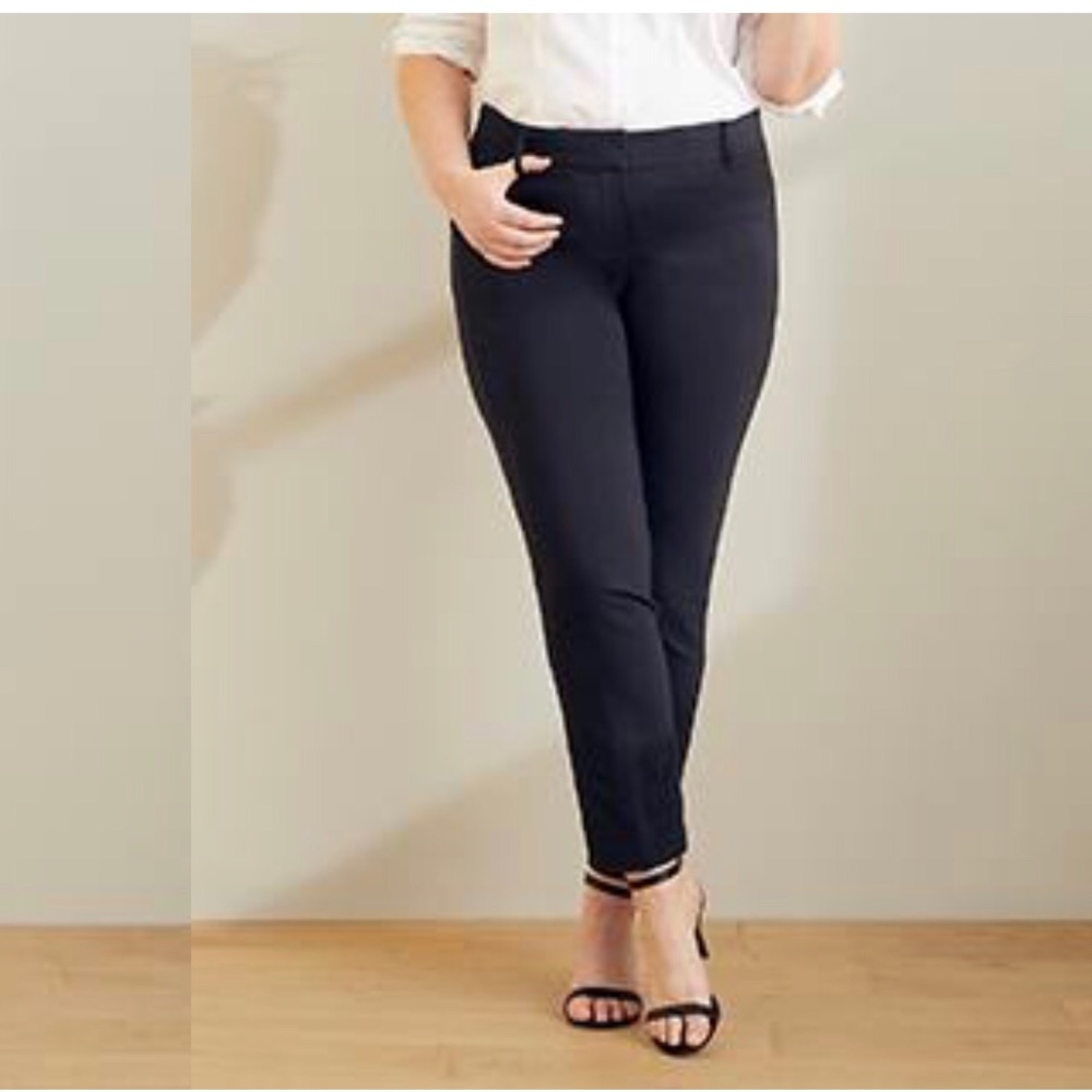 Lane Bryant The Allie black ankle pant 16R